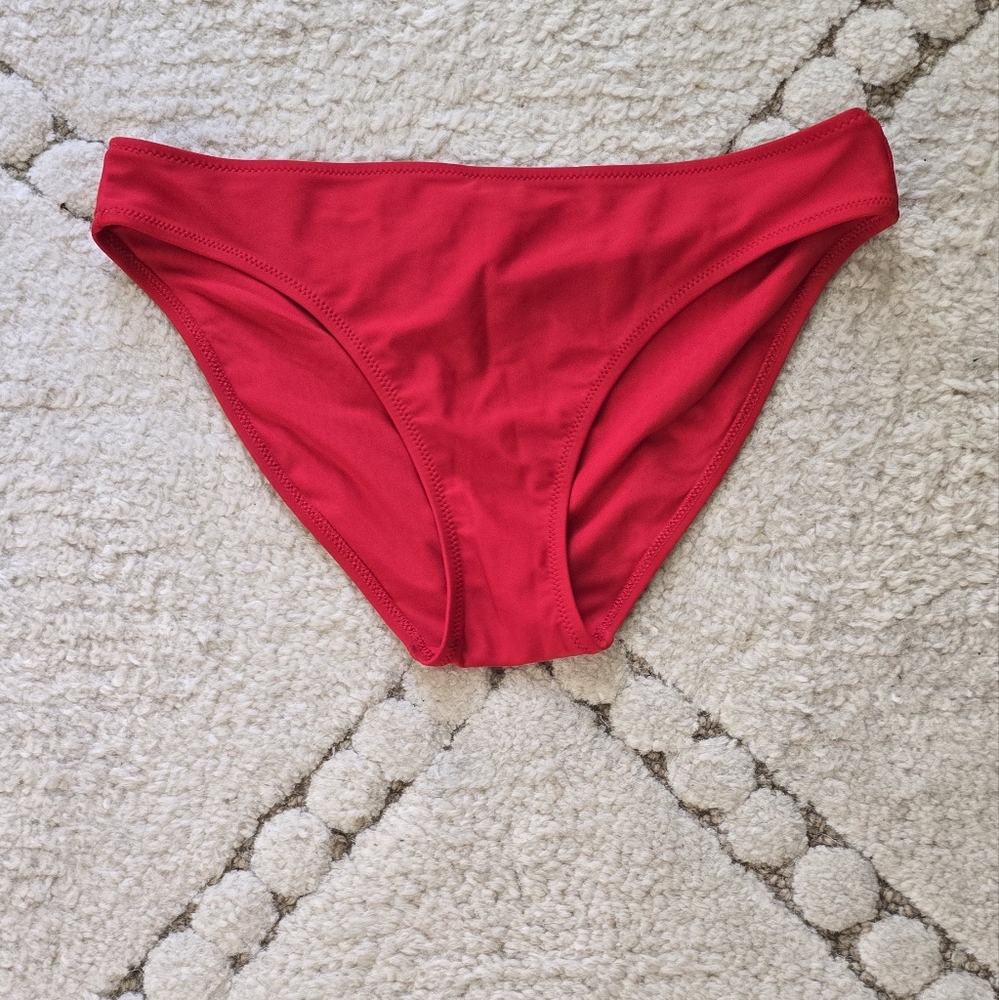 Aerie Red Bikini Bottom Swimwear